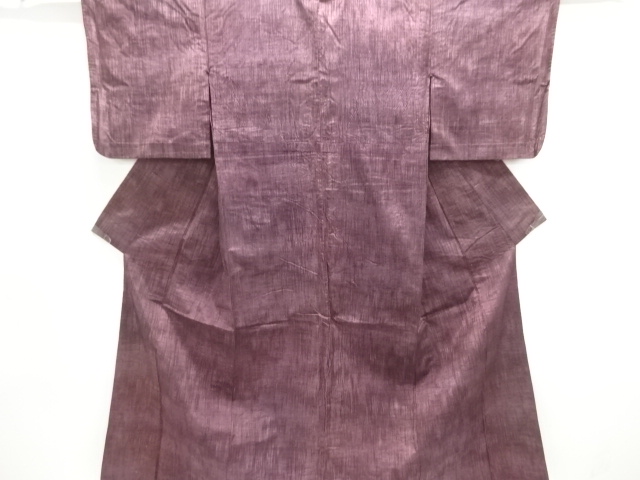 JAPANESE KIMONO / ANTIQUE KIMONO / SILK / HITOE TSUMUGI / WOVEN MIST